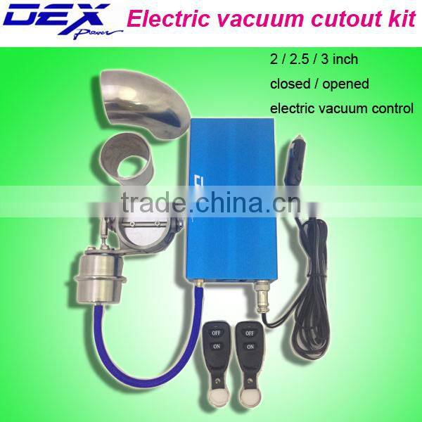 2 /2.5 / 3inch auto exhaust part electronic valve vacuum control cutout kit