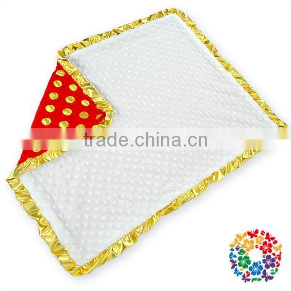 Baby Kids Toddler Newborn Cotton Blanket Soft Polka Dots Baby Blanket Wholesale