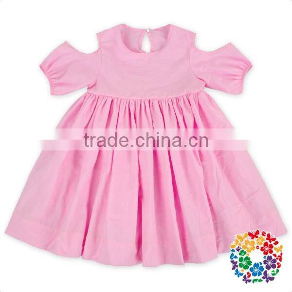 2017 Lovely Ruffled Girls' Clothing Sets Long Sleeve Cotton Dress And Pants Two Piece Outfits Boutique Children Clothing Sets