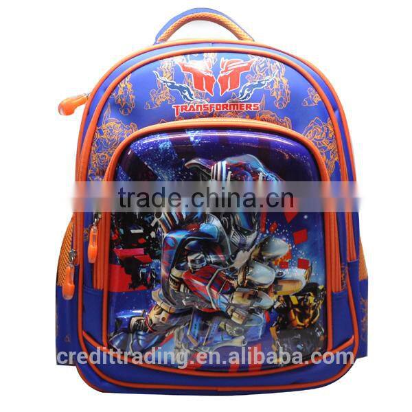 2015 new designs Kids Cartoon Picture of School Bag
