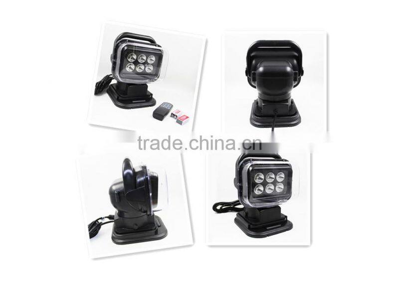 Waterproof ip68 30W CREE LED Military boat search light, led marine flood light 12 volt