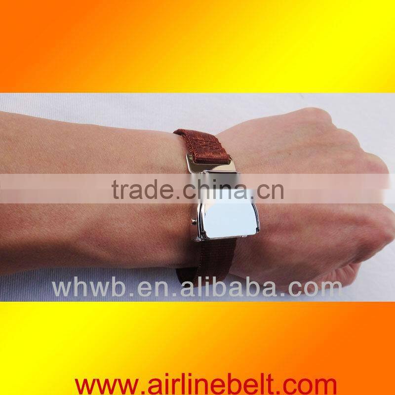Unique airplane buckle seatbelt design bracelet usb flash disk soomes