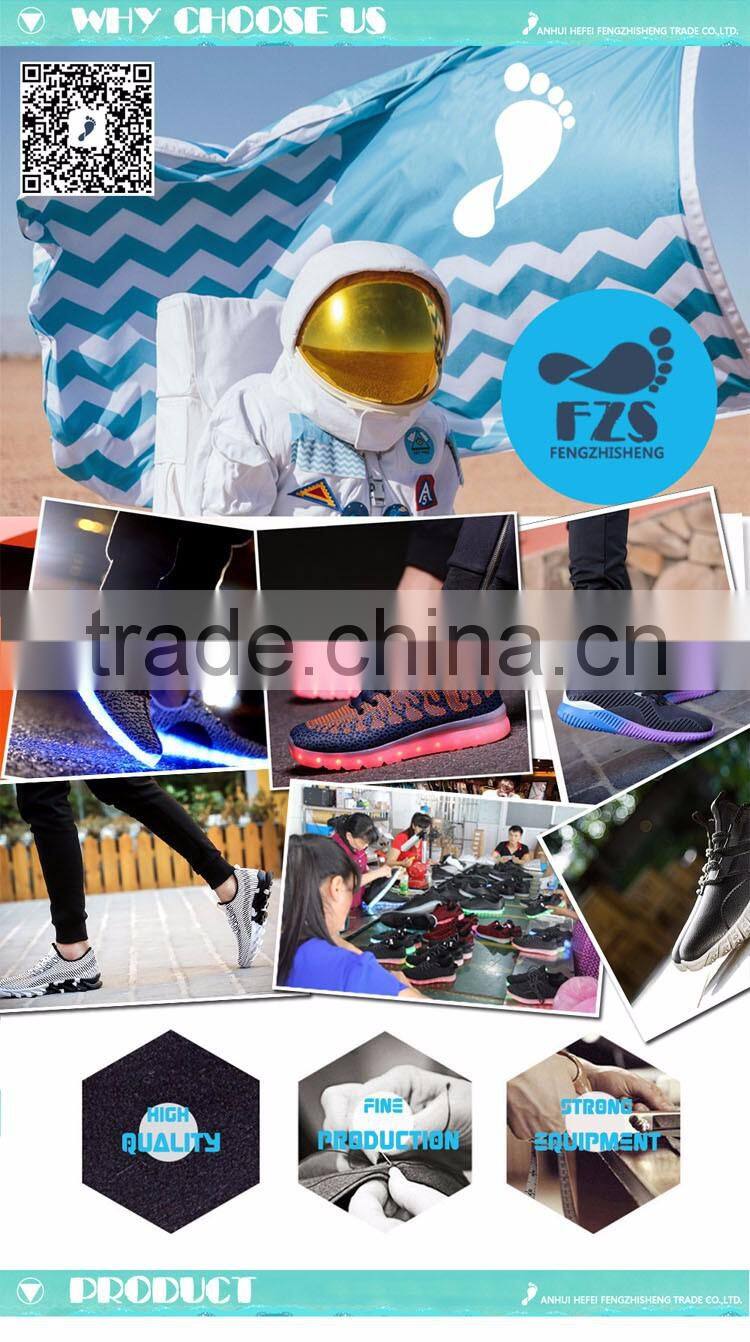HFJH428 High quality adult sport light up led shoes in china