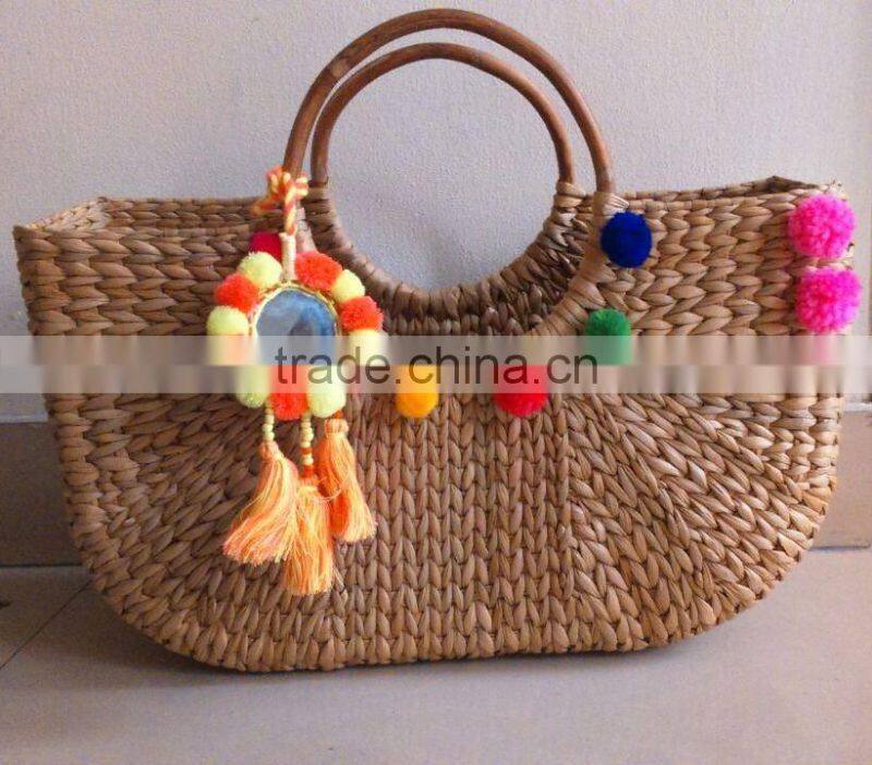 weed grass beach basket