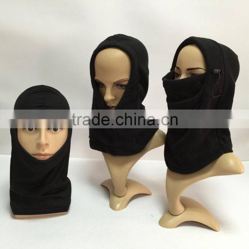 sport winter 100% polyester balaclava hood army colourful motorcycle polar fleece balaclava wear as scarf & hat
