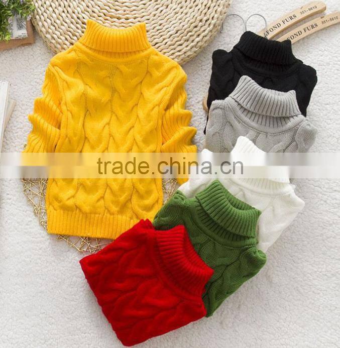 2016 wholesale baby woolen sweater design for children