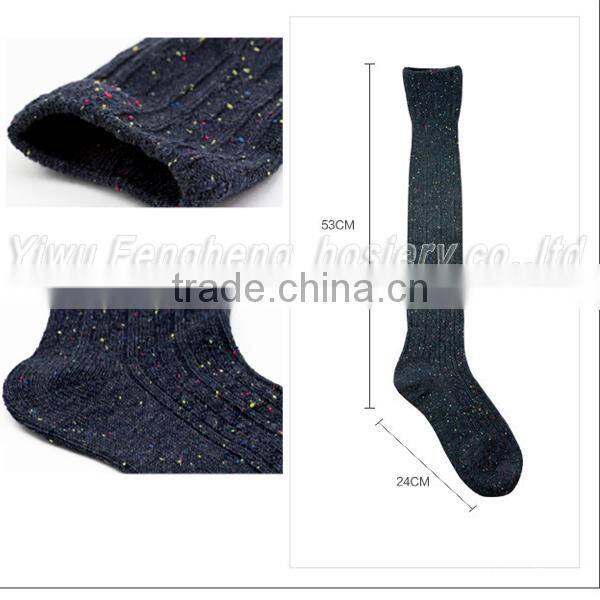 Yiwu fengheng Latest color cotton thigh stockings
