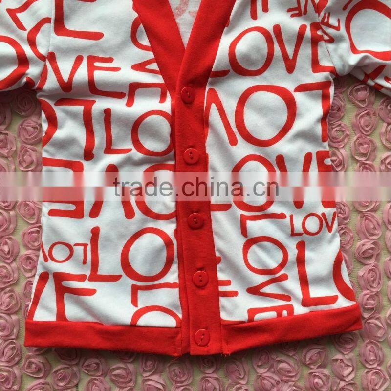 Valentine's Day Coat Beautiful Girls Boutique Clothing Red Baby Coat