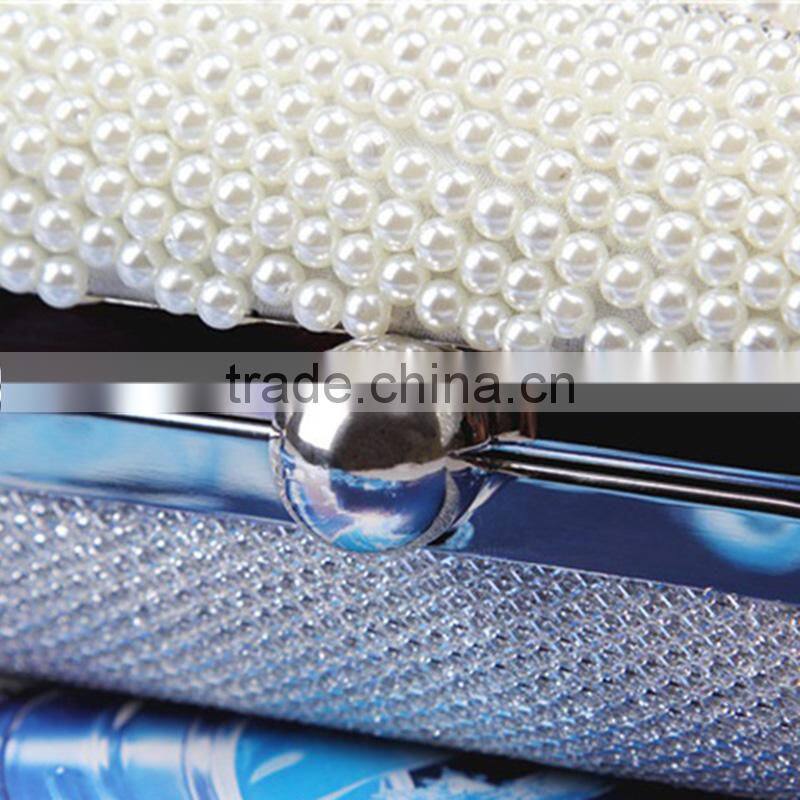 Luxury Crystal Evening Clutch Bag Elegant Women Clutch Handbag Lady Wedding Wallet Party Pearl Clutch Bag