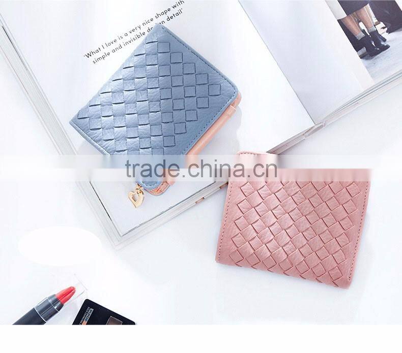 Hot sale!! Newest PU Leather Small Purse Ladies Pocket Mini Wallet Lady Wallet