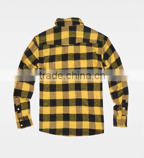 100% cotton Yarn-dyed khaki fabric