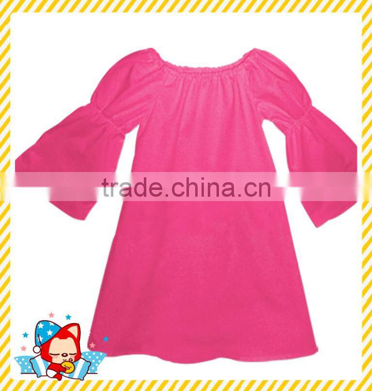 high fashion baby clothes Puffy Ruffled Dress adorable cotton full skirt rose red kid girls cotton dresses clothing suppliers