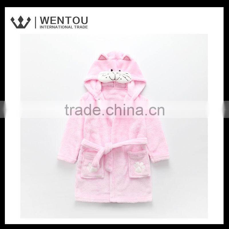 New Arrival Cute Cartoon Children Bathrobe