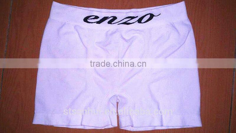 High quality fancy striped men seamless boxer briefs