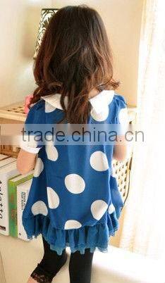 Baby girl's Dot style chiffon Dress