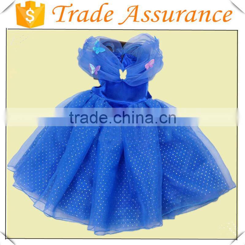 2015 Latest children party cinderella dresses for girls,Cinderella Costume Kids Party Fancy Dress For Children's Day