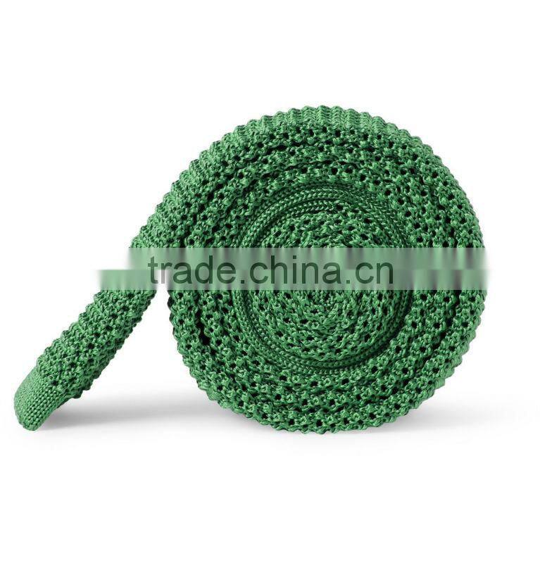 SLIM KNITTED SILK TIE
