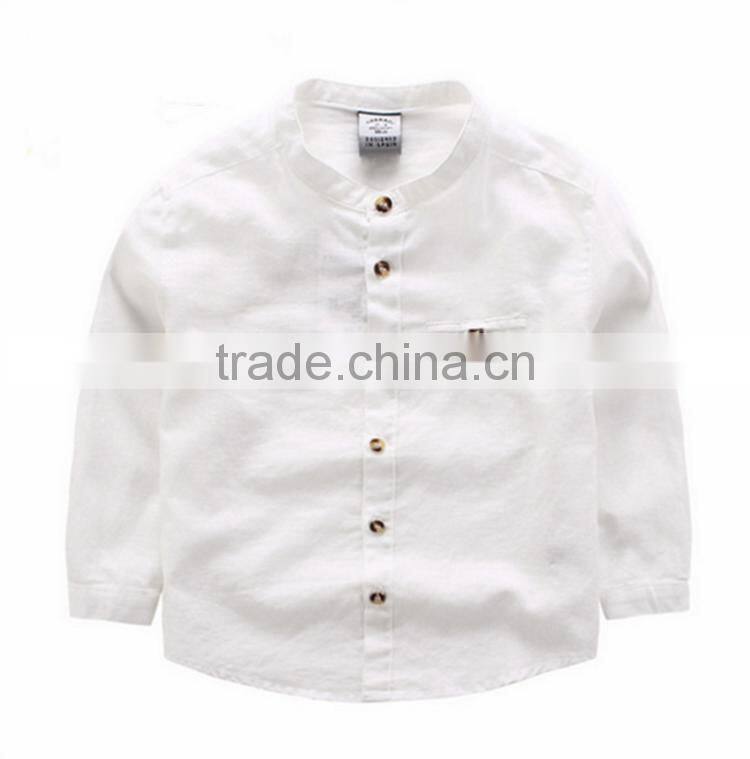china factory sales directly simple boy blouse cotton t shirt for children