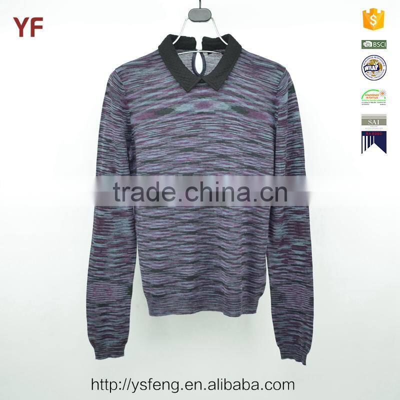 Knitting Polo Sweater Designs For Women 2015