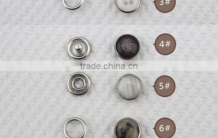 Hot Sale Fashion Design Custom Pearl Spring Snap Button