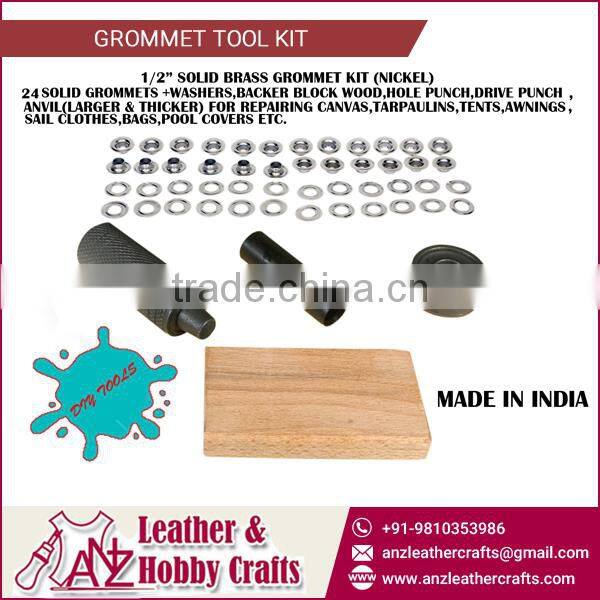 Grommets Set of 24 with Washer,Whole Punch and Drive Punch