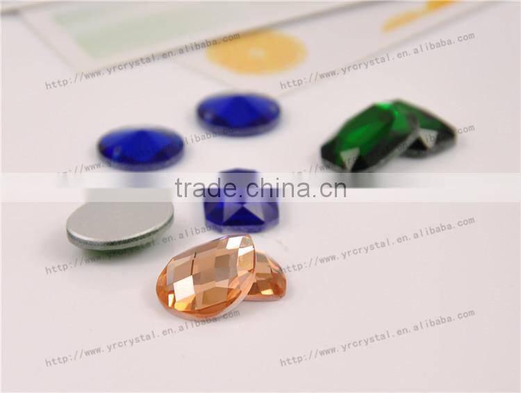 mixed shapes mixed colors glass for Shoes and bags