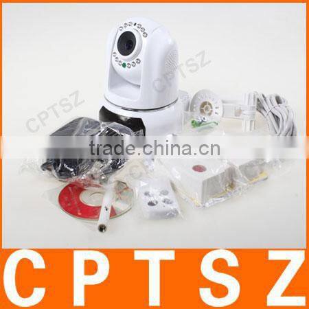 Newest H.264 MegaPixel Wireless IP Camera with door sensor/PIR security camera