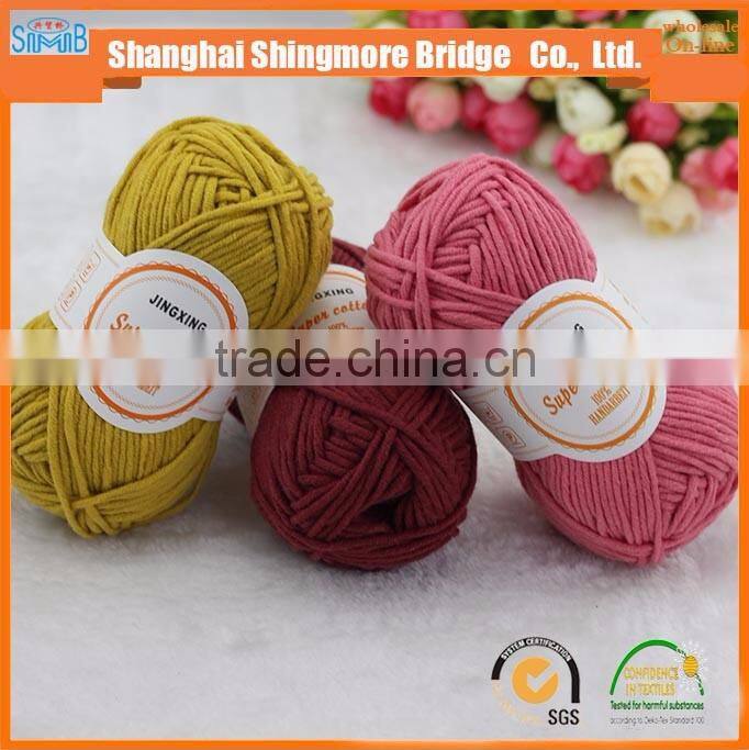 Online shopping knitting yarns china factory best price wholesale 60% cotton 40%acrylic blended yarn 1/1.5Nm combed cotton yarn