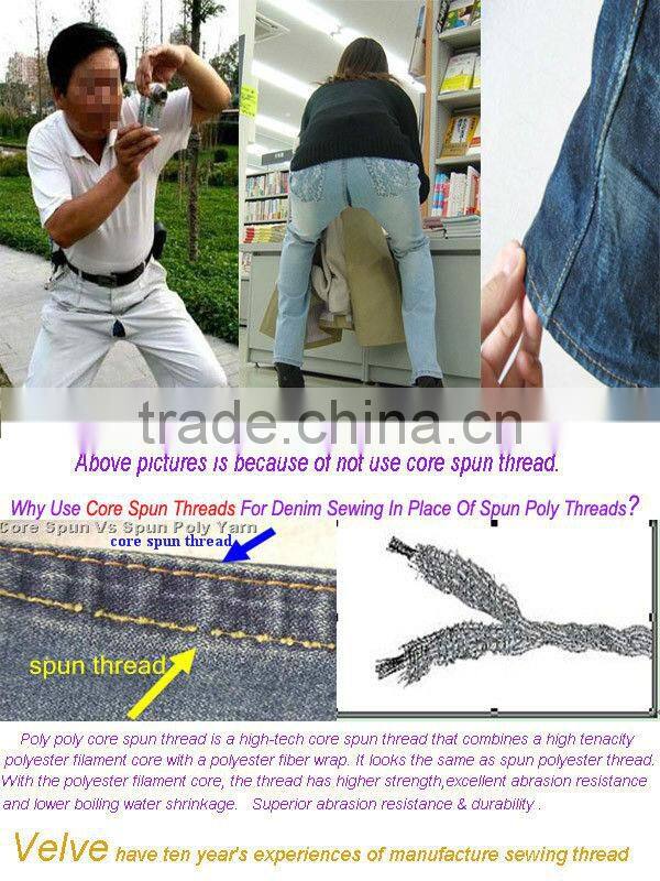 dyed color cotton sewing string