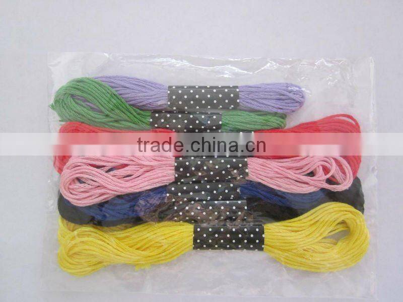 100%egyptian cotton embroidery thread