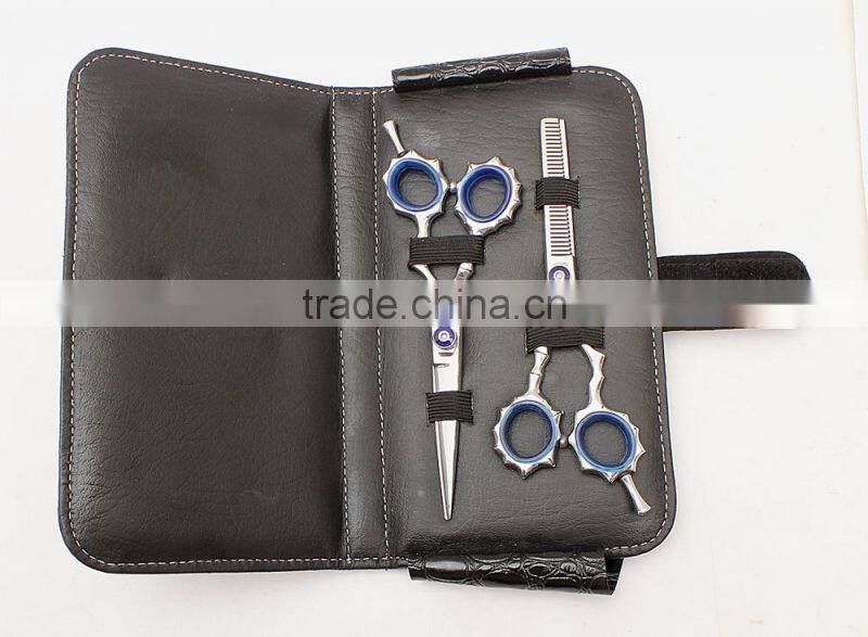 Silver Swivel Scissor fixed finger rest