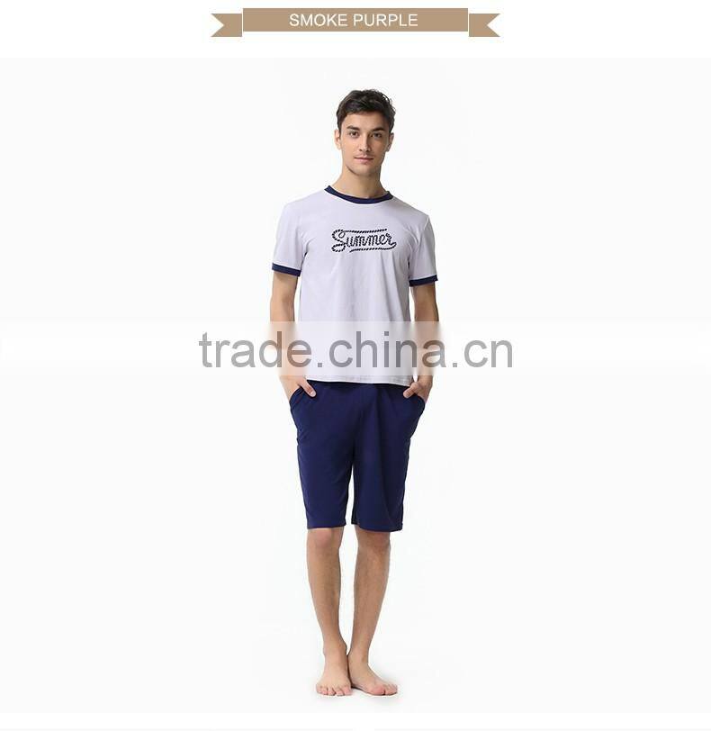 Exported Good Quality Qianxiu Wholesale Knitted Model Men Nighty