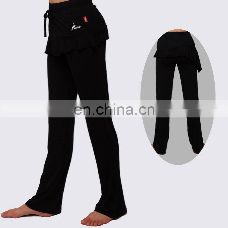 11112630 Viscose Fitness Pants with Skirt Yoga Pants