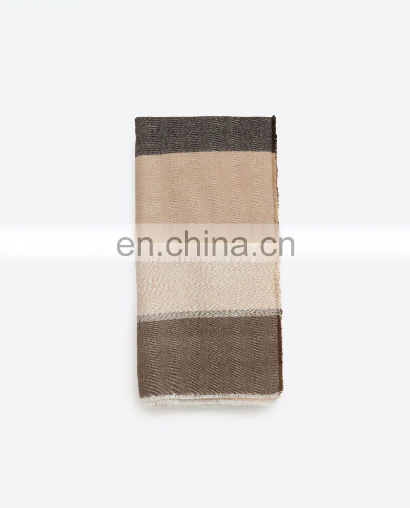 Autumn And Winter New Stripe Scarf Fashion Lady Lengthened Warm Scarf