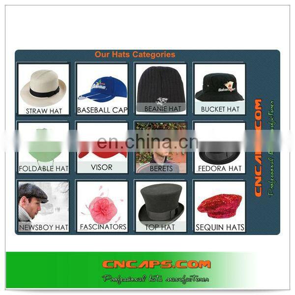 party flag hat with custom made hatband