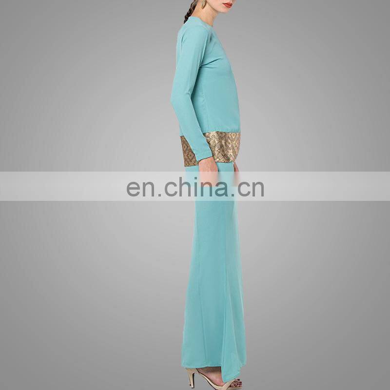Latest Most Popular Baju Kurung Good Quality Casual Malaysia Baju Kebaya New Style Print Clothing