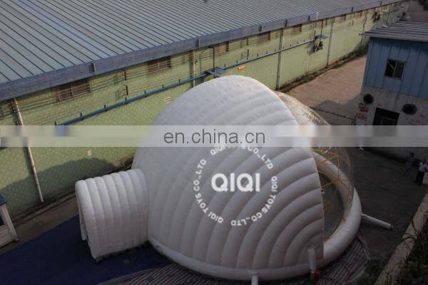 New inflatable bubble tent white inflatable dome tent transparent tent for sale