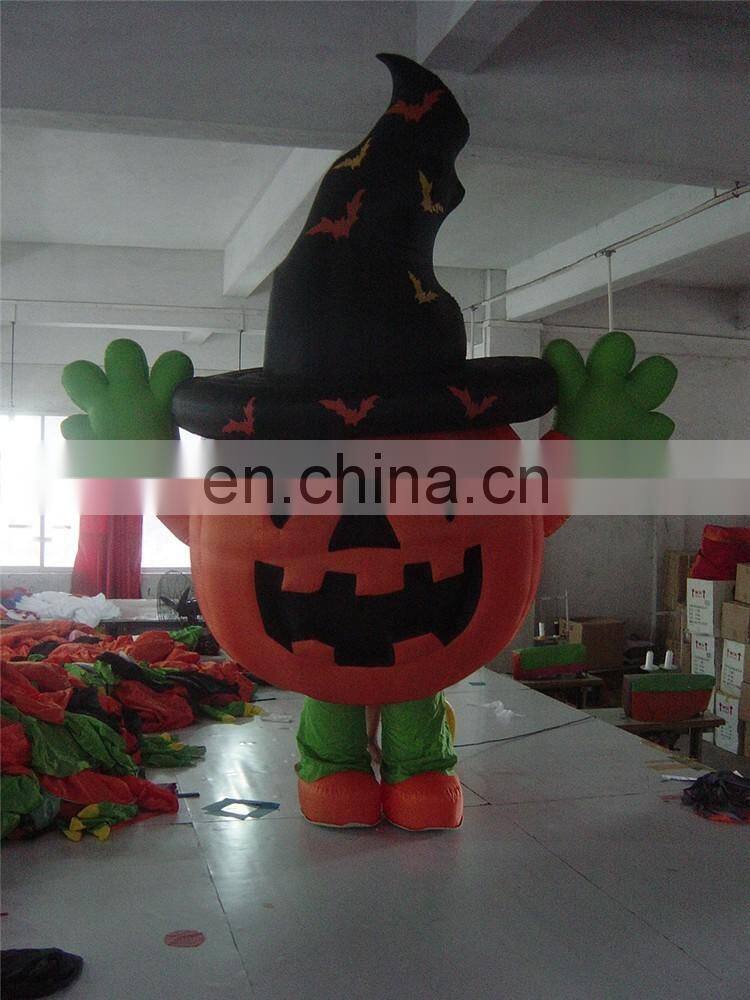 2017 outdoor Halloween inflatable pumpkin for party event