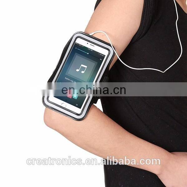 Unisex Armband Case Bluetooth Smart Armband Handleiding Black Fabric Custom Phone Running Silicone Reflective Sport Armband