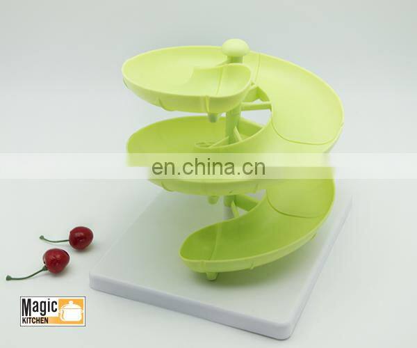 Colorful Helical Fruit Organizer