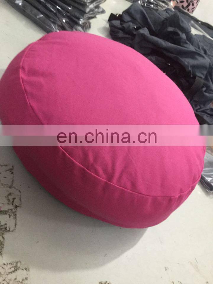 round Buckwheat Hulls yoga Meditation cushion