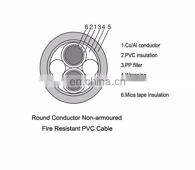 Copper core XLPE insulation pvc sheath steel tap amor power cable 18/30KV 3*4+2*25+120mm2