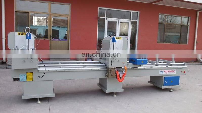 High end double mitre saw for aluminum sliding window frame LJZ2A--450*3700 aluminum workshop machinery