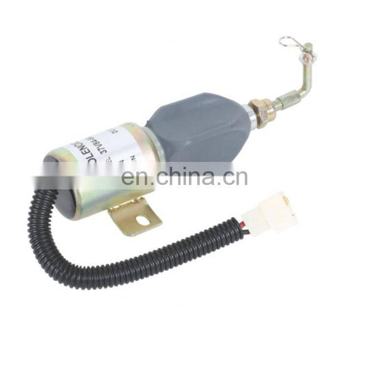 37V84-56010 Stop Solenoid DC24V Fuel Shutdown Solenoid Cut Off Solenoid for Yuchai Engine Aftermarket Parts LH-B008
