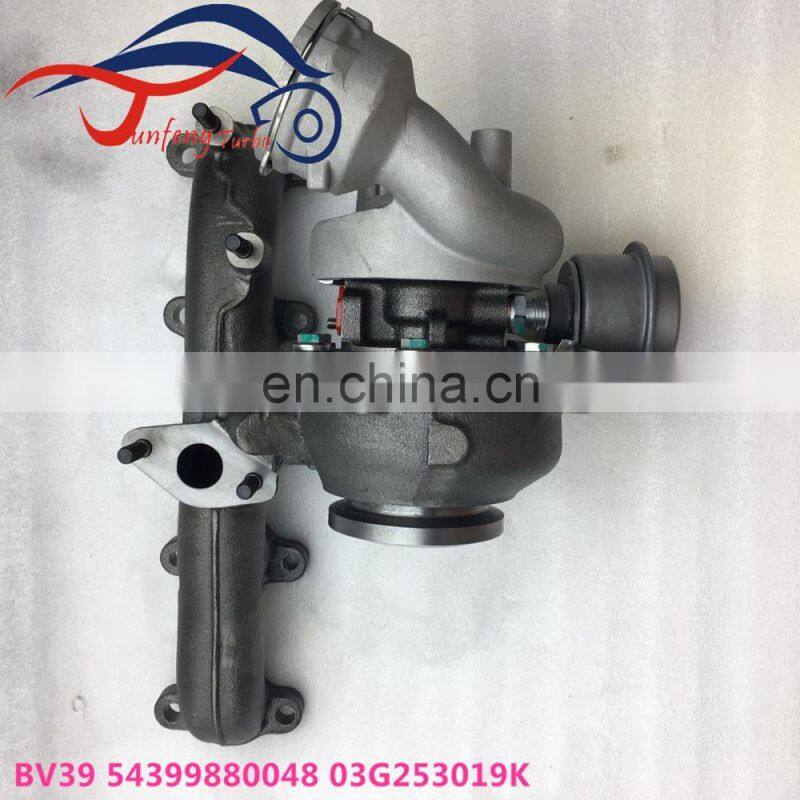 BV39 Turbo 54399700048 03G253019J Turbocharger For Volkswagen Caddy Passat JETTA III (1K2) Golf Touran with BXE/BKC/BLS Engine