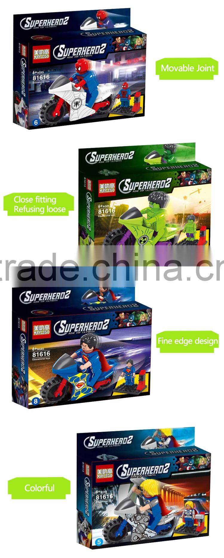 Hot toys kids interlocking building block toys on sale