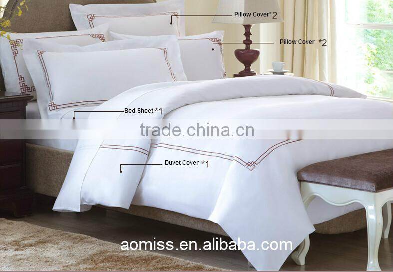 100% cotton white cotton embroidered duvet cover hotel towels and bed linen