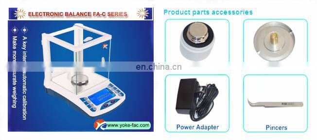 FA2004C Electronic Analytical Balance 0.1mg with Printer Laboratory Balance with External Calibration