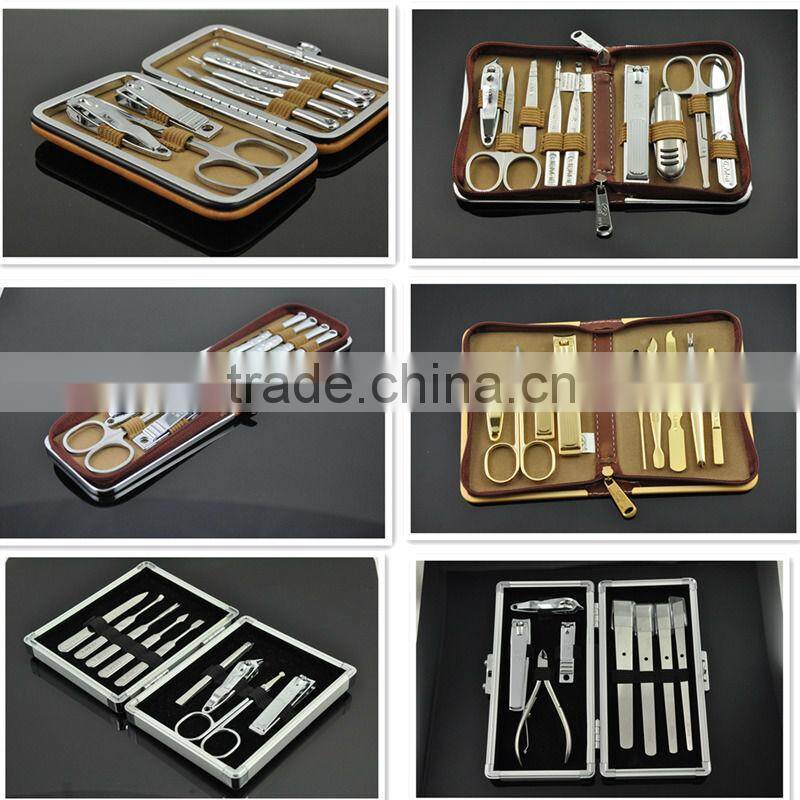 Professional lady's manicure set,cosmetic kits,grooming kit