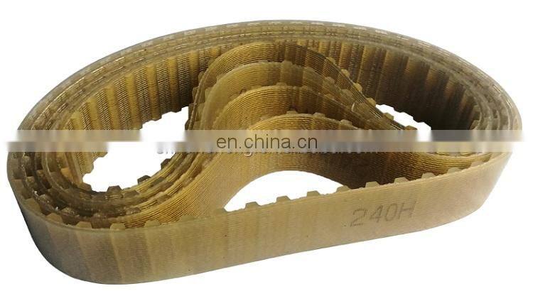 H typbe PU endless synchronous stainless steel timing belt